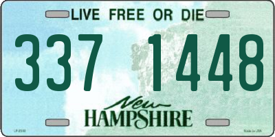 NH license plate 3371448