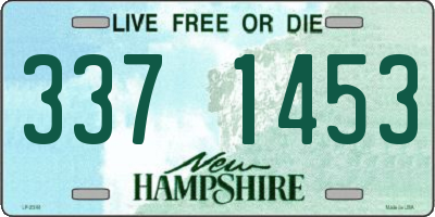 NH license plate 3371453