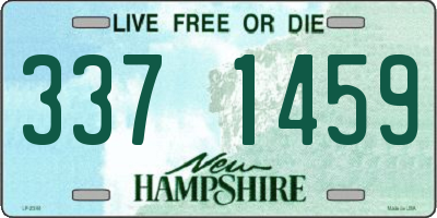 NH license plate 3371459