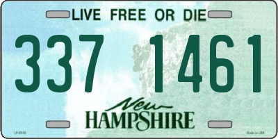 NH license plate 3371461