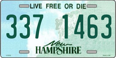 NH license plate 3371463