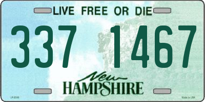 NH license plate 3371467