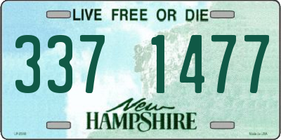 NH license plate 3371477