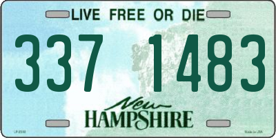NH license plate 3371483