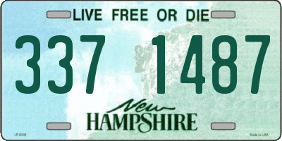 NH license plate 3371487
