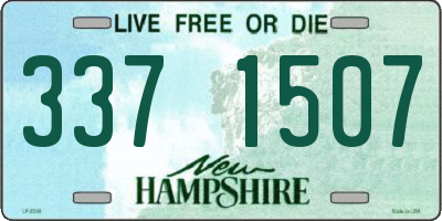 NH license plate 3371507