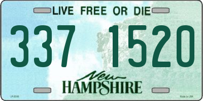 NH license plate 3371520