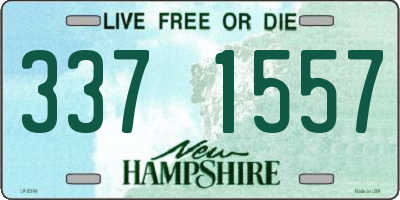 NH license plate 3371557