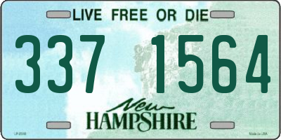 NH license plate 3371564