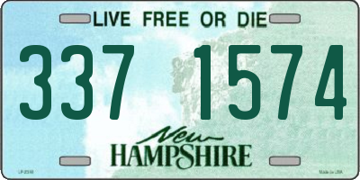 NH license plate 3371574
