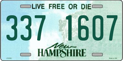 NH license plate 3371607
