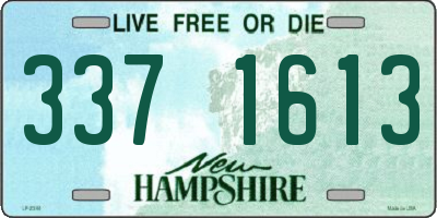 NH license plate 3371613