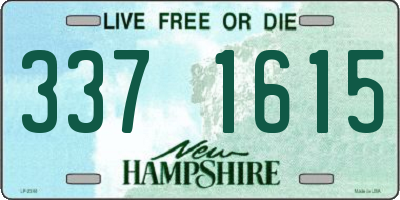 NH license plate 3371615