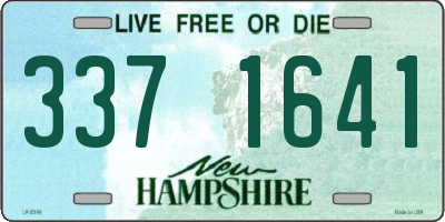 NH license plate 3371641