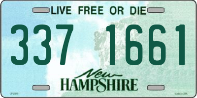 NH license plate 3371661