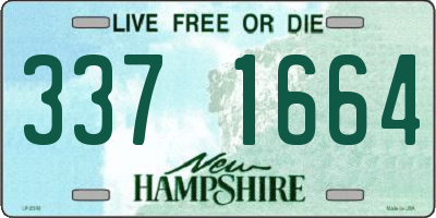 NH license plate 3371664