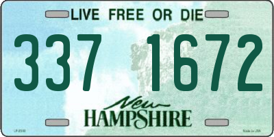 NH license plate 3371672