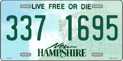 NH license plate 3371695