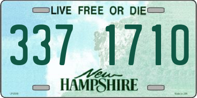 NH license plate 3371710
