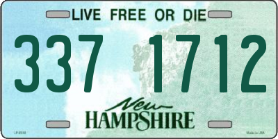 NH license plate 3371712