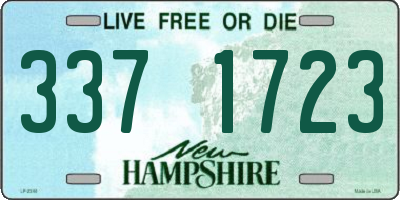 NH license plate 3371723