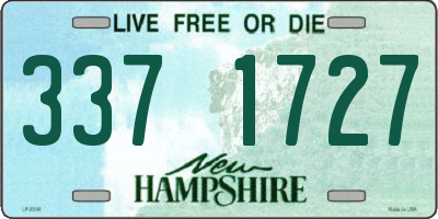 NH license plate 3371727