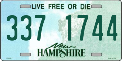NH license plate 3371744