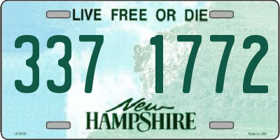 NH license plate 3371772