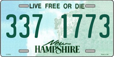 NH license plate 3371773