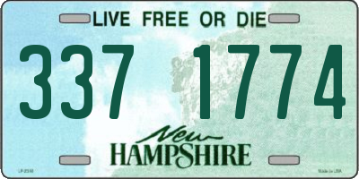 NH license plate 3371774