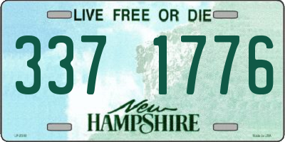 NH license plate 3371776