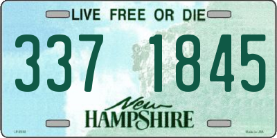 NH license plate 3371845
