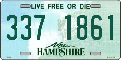 NH license plate 3371861