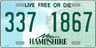 NH license plate 3371867