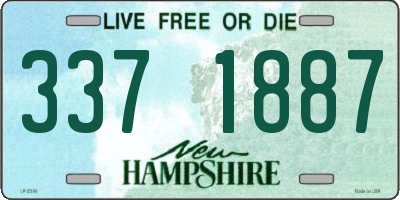 NH license plate 3371887