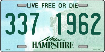 NH license plate 3371962