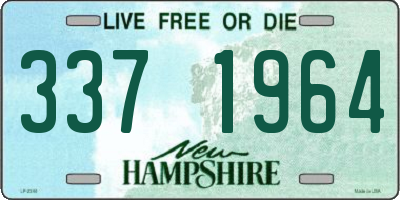NH license plate 3371964