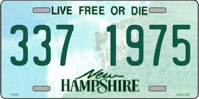 NH license plate 3371975