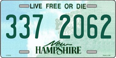 NH license plate 3372062