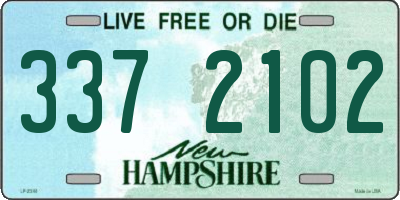 NH license plate 3372102