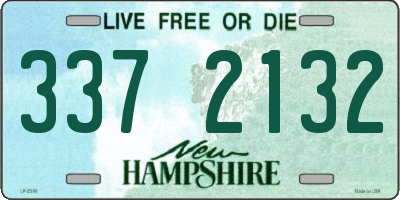 NH license plate 3372132