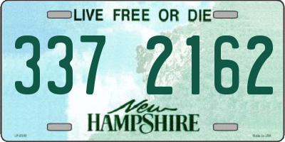 NH license plate 3372162