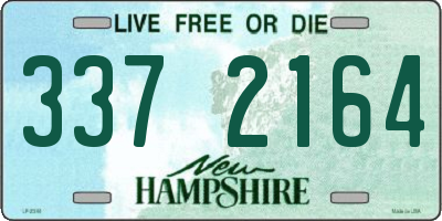 NH license plate 3372164