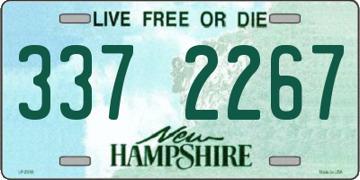 NH license plate 3372267