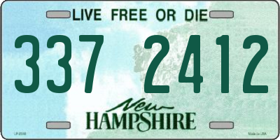 NH license plate 3372412