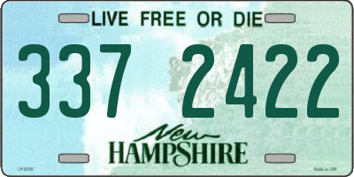NH license plate 3372422