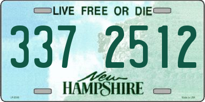 NH license plate 3372512