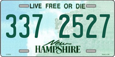NH license plate 3372527