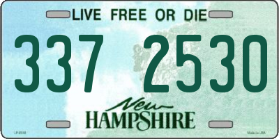 NH license plate 3372530