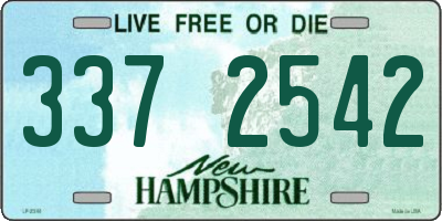 NH license plate 3372542